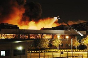 One Of Sony's London Warehouses Was Set Alight Overnight.