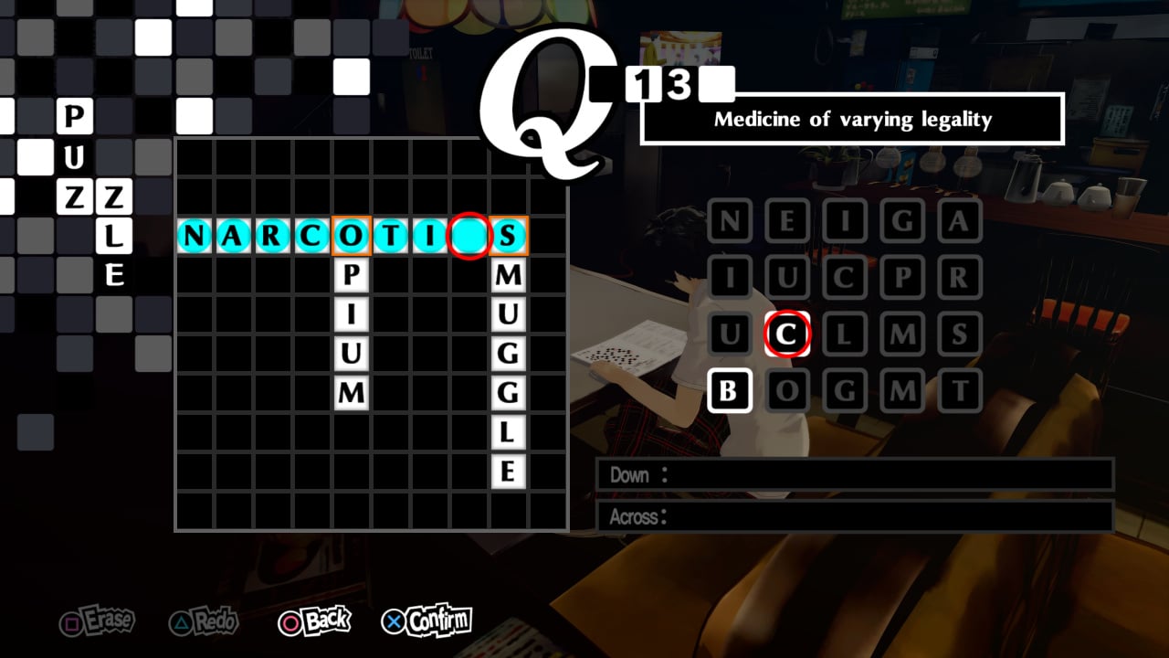 persona 5 royal crossword