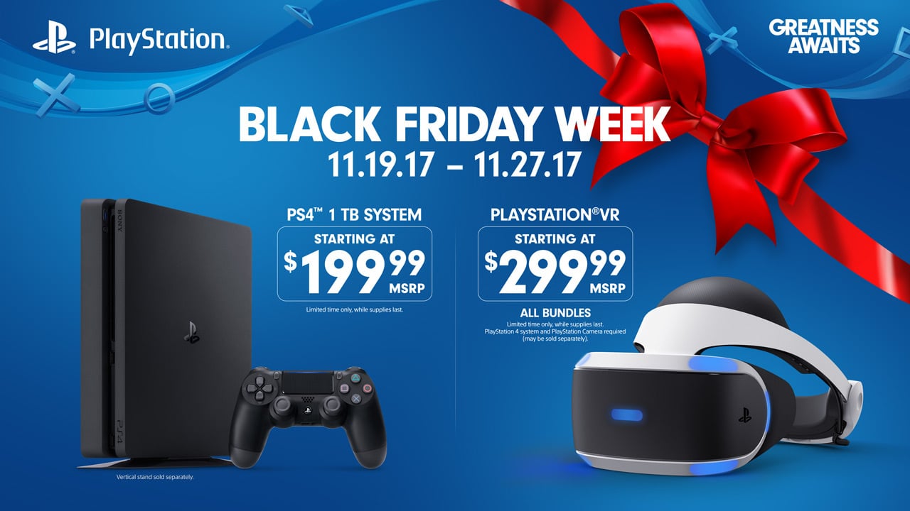 Sony playstation 4 on sale black friday deals