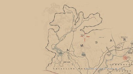 Red Dead Redemption 2 Poisonous Trail Treasure Map Locations 14