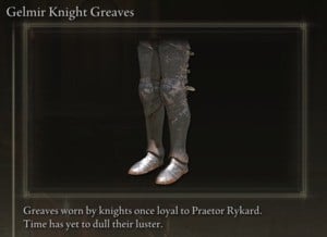 Elden Ring: All Full Armour Sets - Gelmir Knight Set - Gelmir Knight Greaves