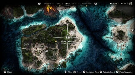 Horizon Forbidden West: Burning Shores: All Aerial Captures Locations 2