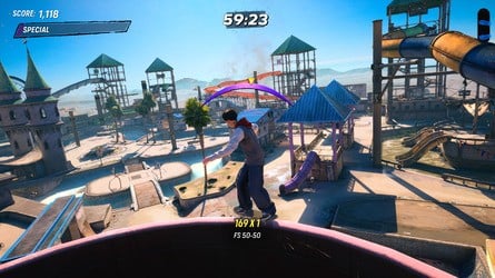Tony Hawk's Pro Skater 3 + 4: Waterpark Walkthrough - All Park Goals and Collectibles 107