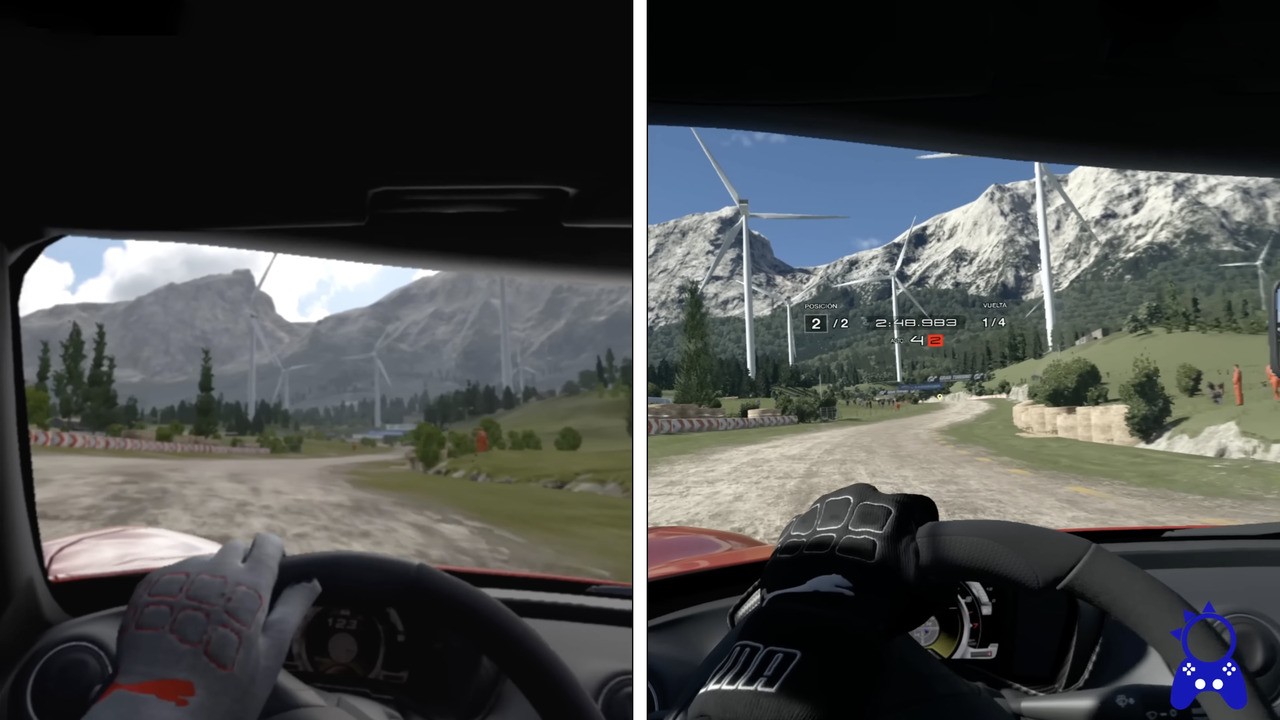 Gran Turismo 7 PSVR2 vs Regular PS5 Graphics Comparison 