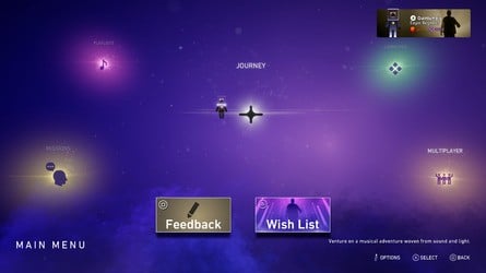 The demo contains a taster of the singleplayer Journey mode as well as a brand new multiplayer mode, and you navigate between them in a colourful hub.