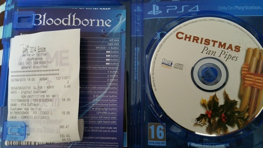 Bloodborne PS4 Blu-ray Christmas Music