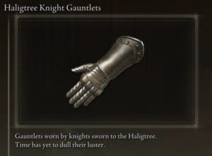 Elden Ring: All Full Armour Sets - Haligtree Knight Set - Haligtree Knight Gauntlets