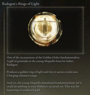 Elden Ring: Offensive Incantations - Radagon's Rings of Light