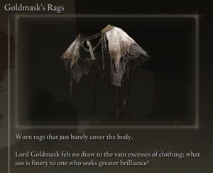 Elden Ring: 모든 풀 아머 세트 - Goldmask's Set - Goldmask's Rags