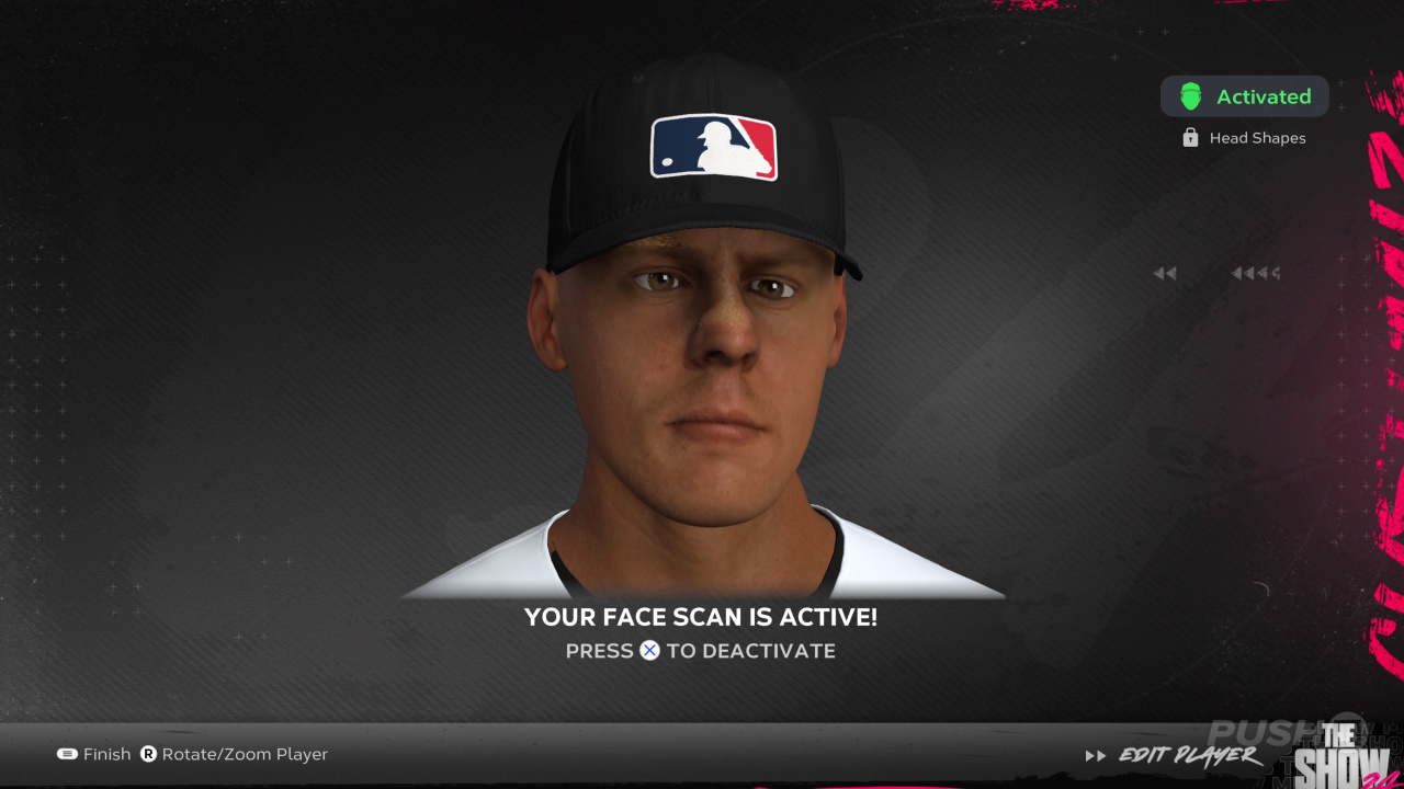 MLB The Show 24: How to Use Face Scan When Creating Your