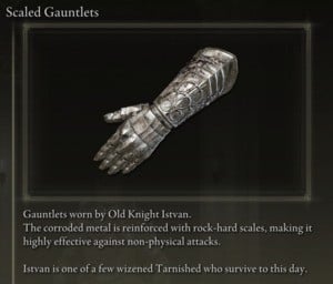 Elden Ring: All Full Armour Sets - Scaled Set - Scaled Gauntlets