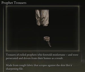 Elden Ring: All Partial Armour Sets - Prophet Set - Prophet Trousers