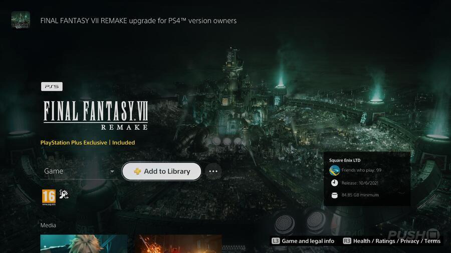 Final Fantasy 7 Remake Intergrade PS5 PlayStation 5 1