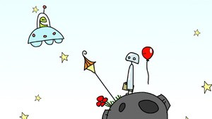 A bot and his balloon