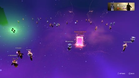 The demo contains a taster of the singleplayer Journey mode as well as a brand new multiplayer mode, and you navigate between them in a colourful hub.