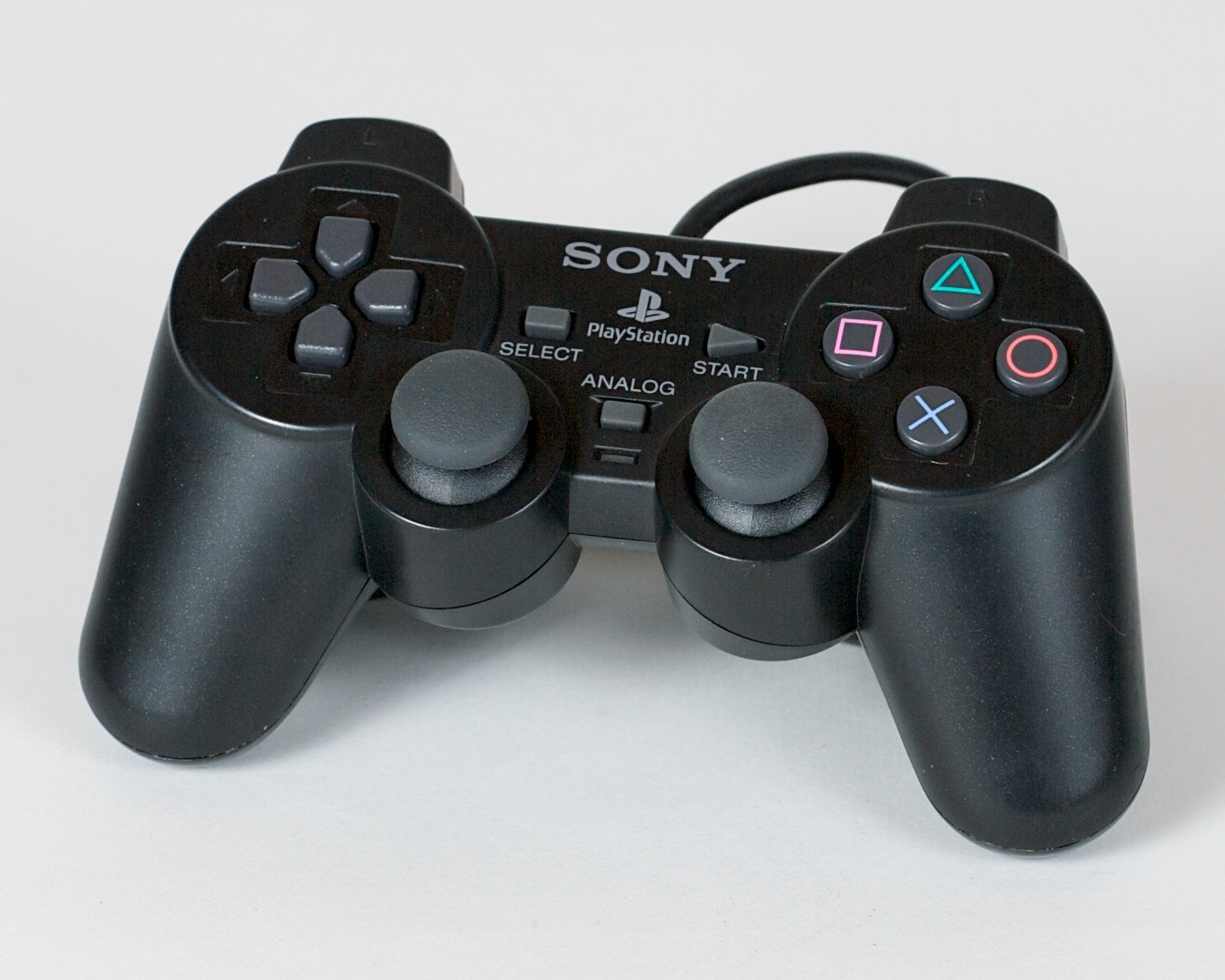 2 playstation controllers