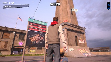 Tony Hawk's Pro Skater 3 + 4: Alcatraz Walkthrough - All Park Goals and Collectibles 49