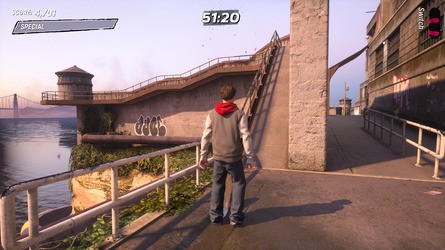 Tony Hawk's Pro Skater 3 + 4: Alcatraz Walkthrough - All Park Goals and Collectibles 46