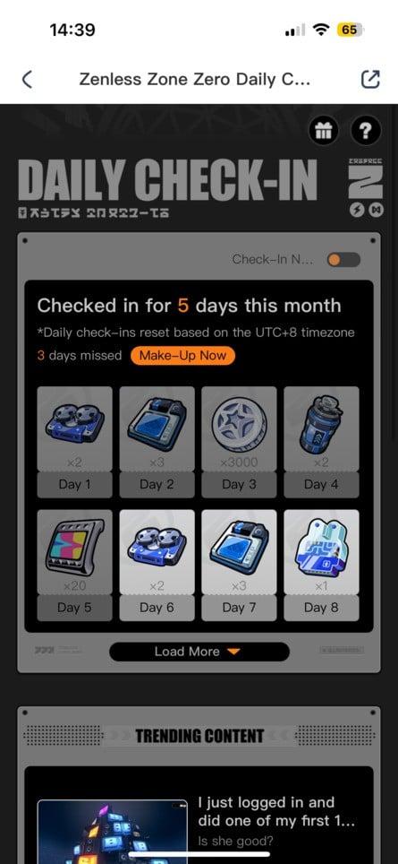 Zenless Zone Zero: How to Do the Daily Check-In 6