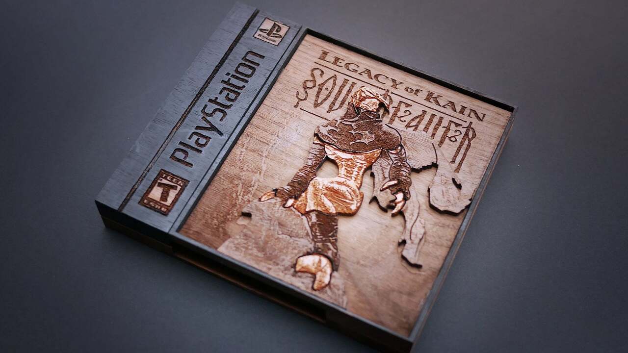 You've Got to See These Beautiful Wooden Models of PlayStation Game