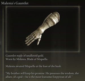 Elden Ring: All Full Armour Sets - Malenia's Set - Malenia's Gauntlet