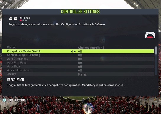 FIFA 22: Best Controller Settings and Camera Settings