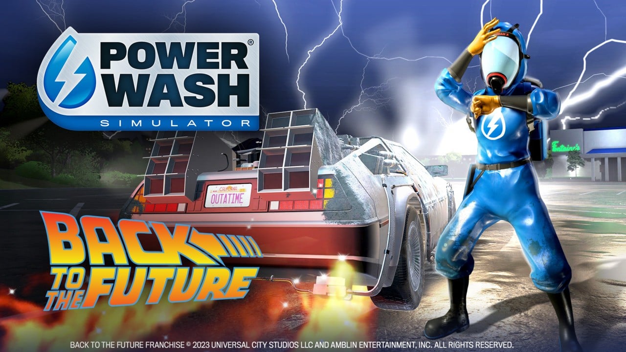 Great Scott! Back to the Future is coming to PowerWash Simulator