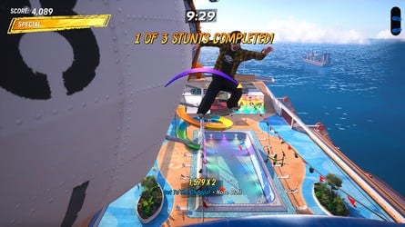 Tony Hawk's Pro Skater 3 + 4: Cruise Ship Walkthrough - All Park Goals and Collectibles 21