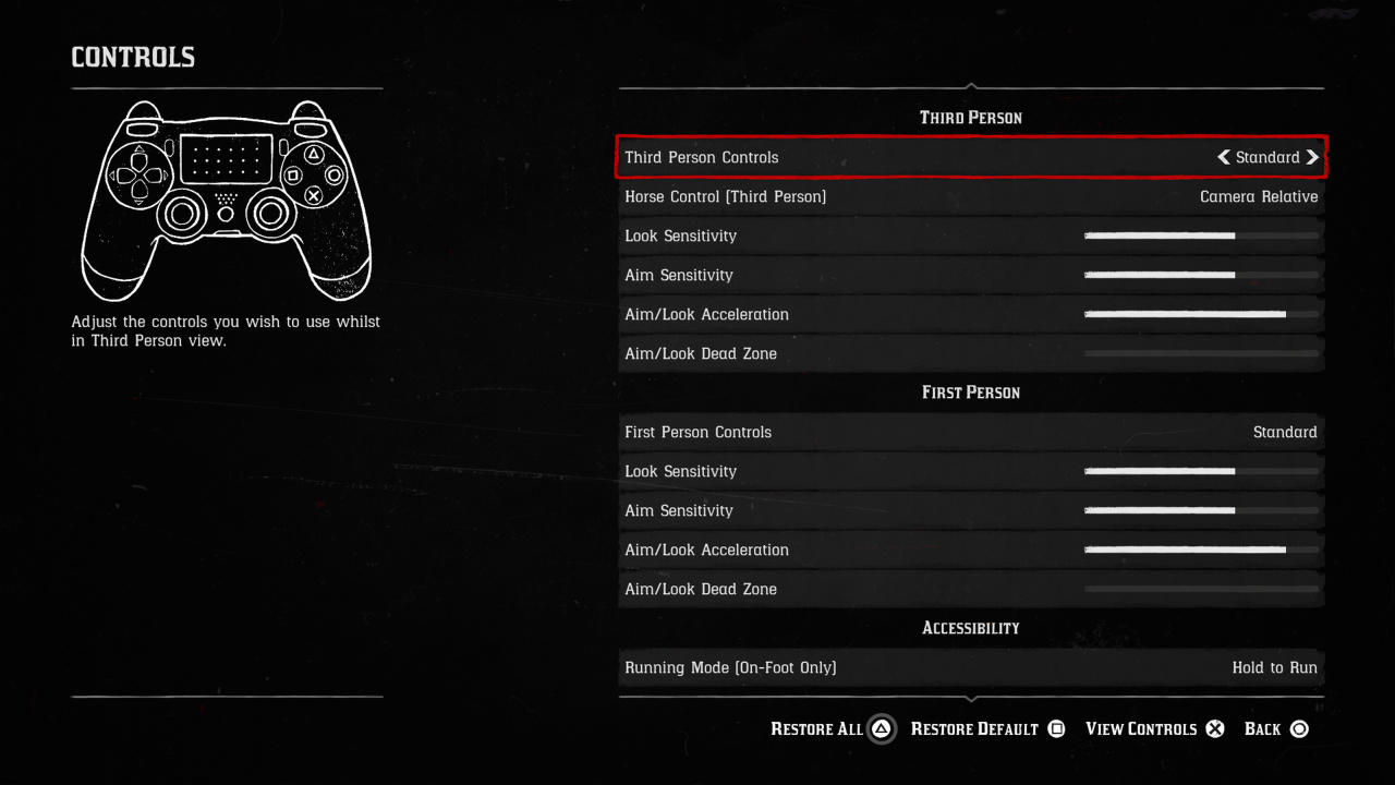 Infra erven Bezv znamn Cena Rdr2 Ps4 Deadeye Controls Lil 