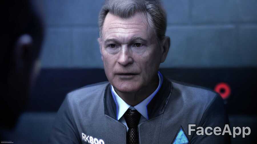 Detroit Become Human Connor FaceApp