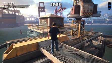 Tony Hawk's Pro Skater 3 + 4: Shipyard Walkthrough - All Park Goals and Collectibles 91