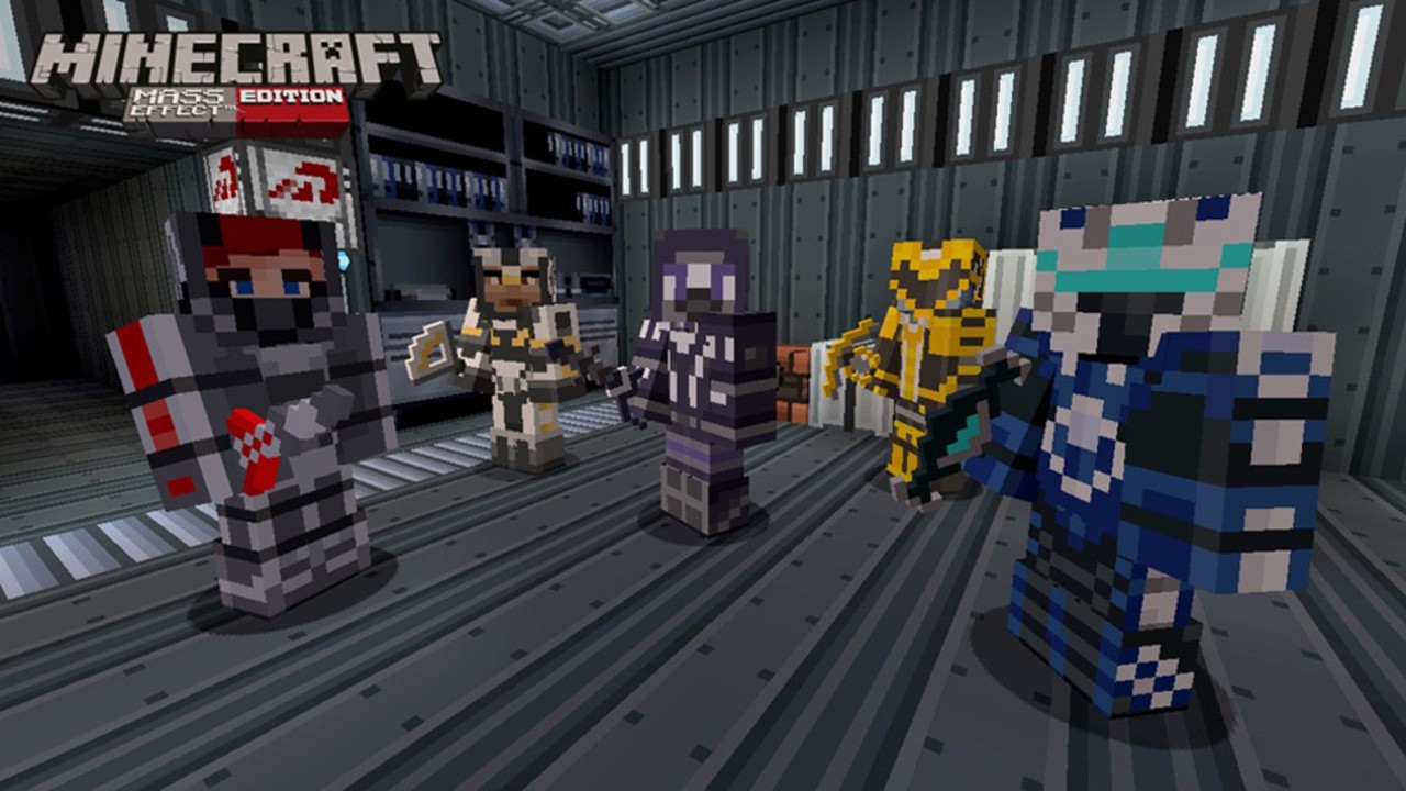 Minecraft Enters Orbit With Mass Effect Dlc This Week Push Square