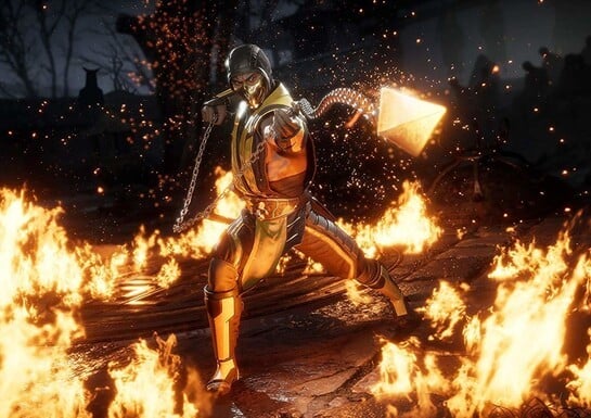 This screenshot I took from Scorpion's fatality is pretty serious wallpaper  material, I removed the IGN logo that was in the bottom right corner  especially for that. : r/MortalKombat