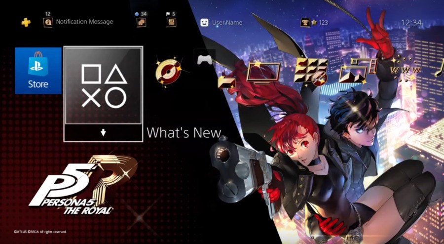 Persona 5 Royal PS4 Theme Thème Dynamique