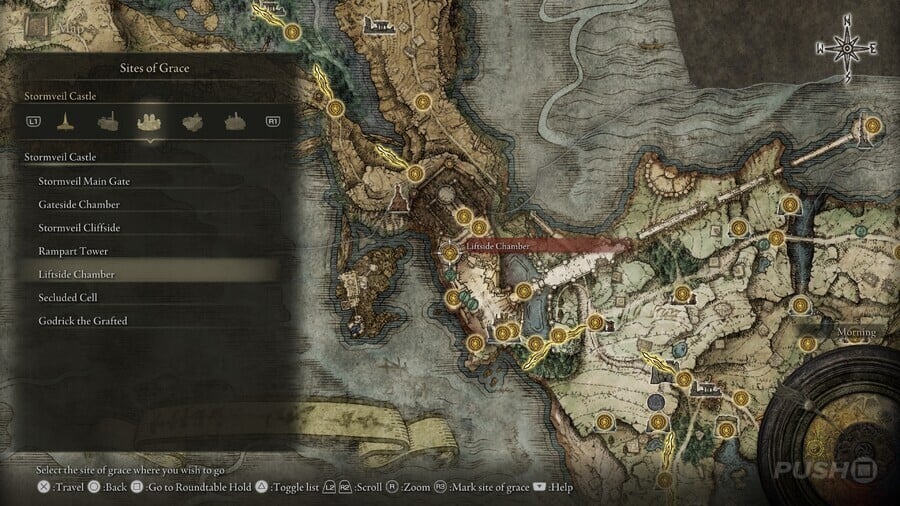 Elden Ring: All Site of Grace Locations - Stormveil Castle - Liftside Chamber