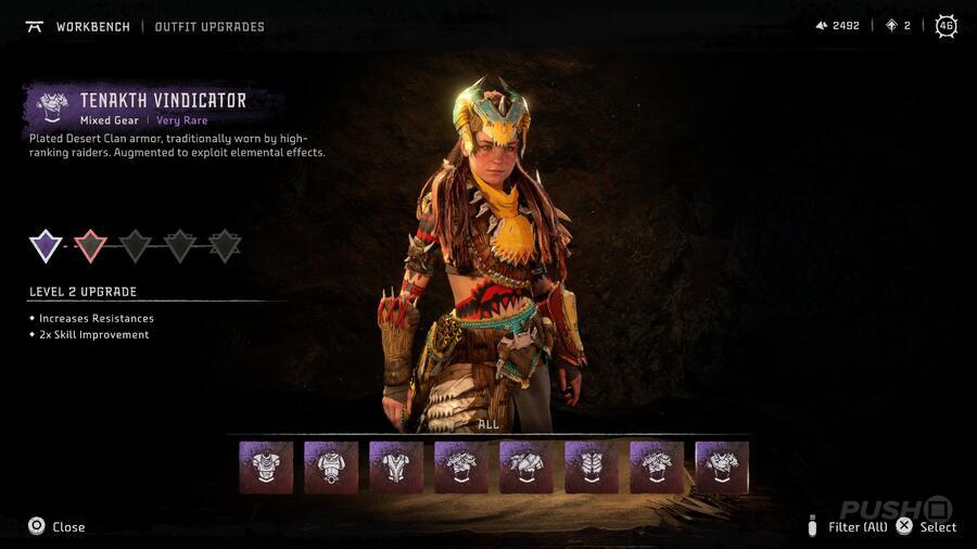 Horizon Forbidden West Outfits Armour Guide PS5 PS4 Tenakth Vindicator