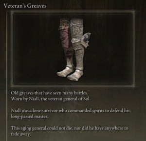 Elden Ring: All Full Armour Sets - Veteran's Set - Veteran's Greaves