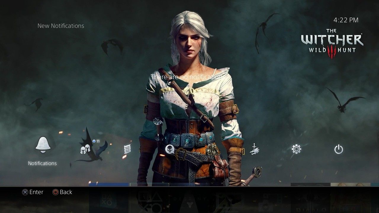 There's a New The Witcher 3 Free PS4 Theme and It's Well Worth