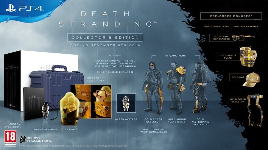 Death Stranding Collector's Edition PS4 PlayStation 4