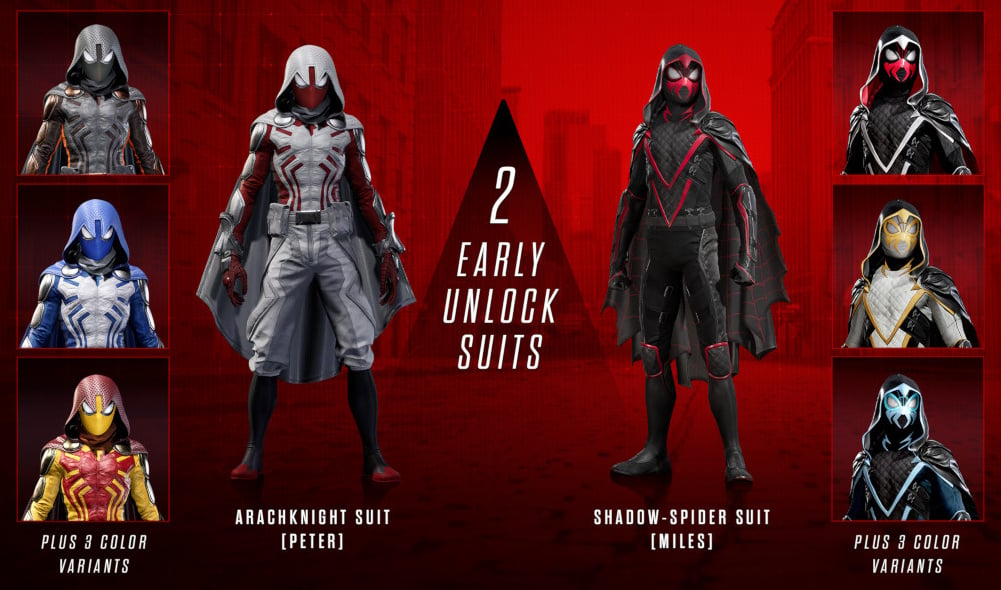 All Suits in Marvel's Spider-Man 2 - 215 Suit Styles Showcase 