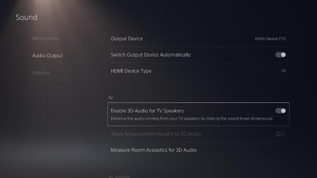 PS5 PlayStation 5 Firmware Update 3D Audio TV Speakers 1
