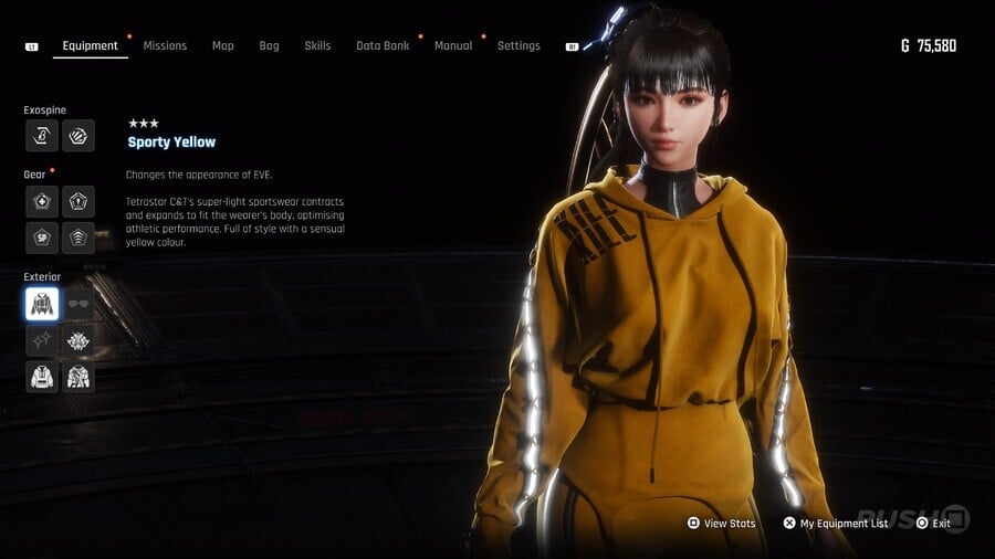 Stellar Blade "Sporty Yellow" Outfit