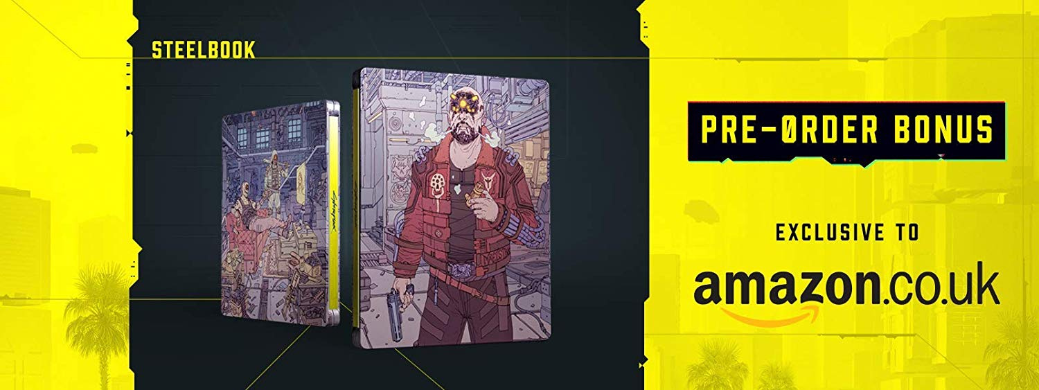 E3 2019 Cyberpunk 2077 S Gorgeous Steelbook Is A Worthy Pre Order Bonus From Amazon Uk Push Square