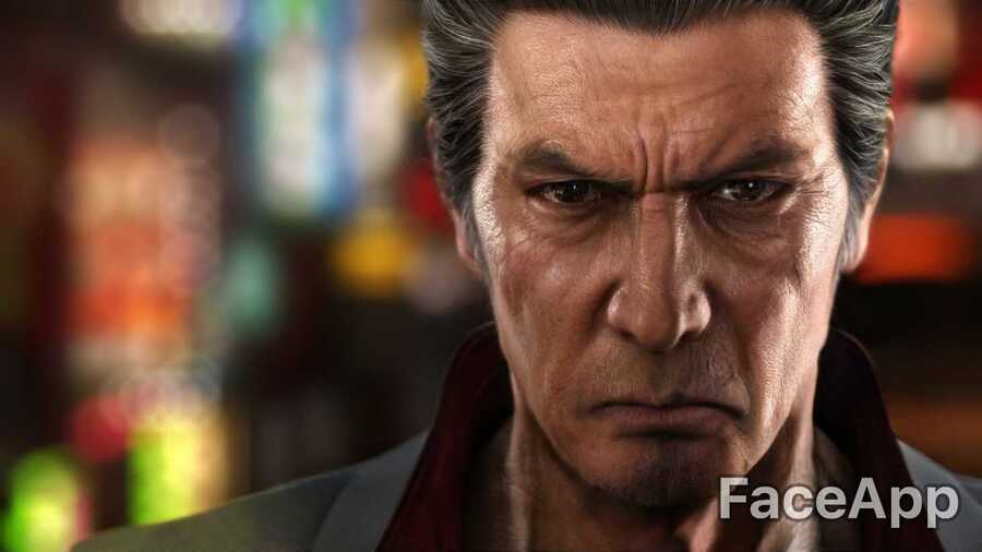 Yakuza Kazuma Kiryu FaceApp