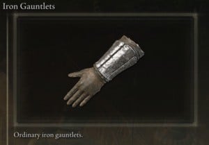 Elden Ring: All Partial Armour Sets - Iron Set - Iron Gauntlets