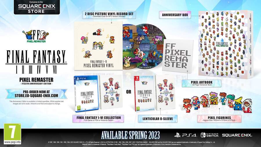 No Release Date for Final Fantasy Pixel Remaster PS4, But Square Enix Taking Payments Soon 2