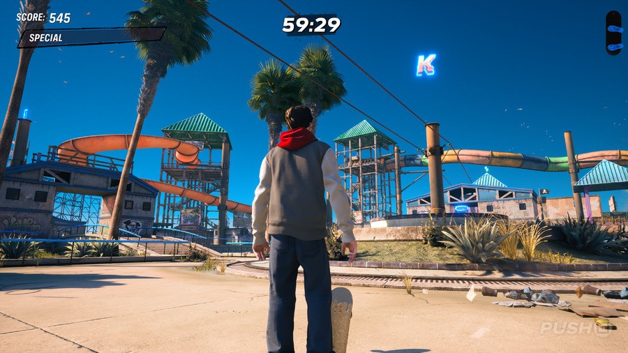 Tony Hawk's Pro Skater 3 + 4: Waterpark Walkthrough - All Park Goals and Collectibles 5