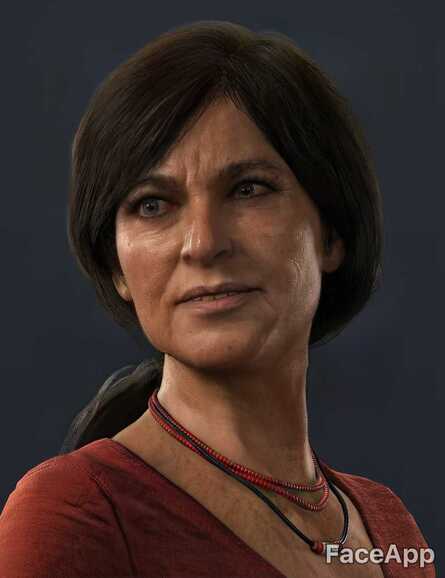 Uncharted Chloe FaceApp