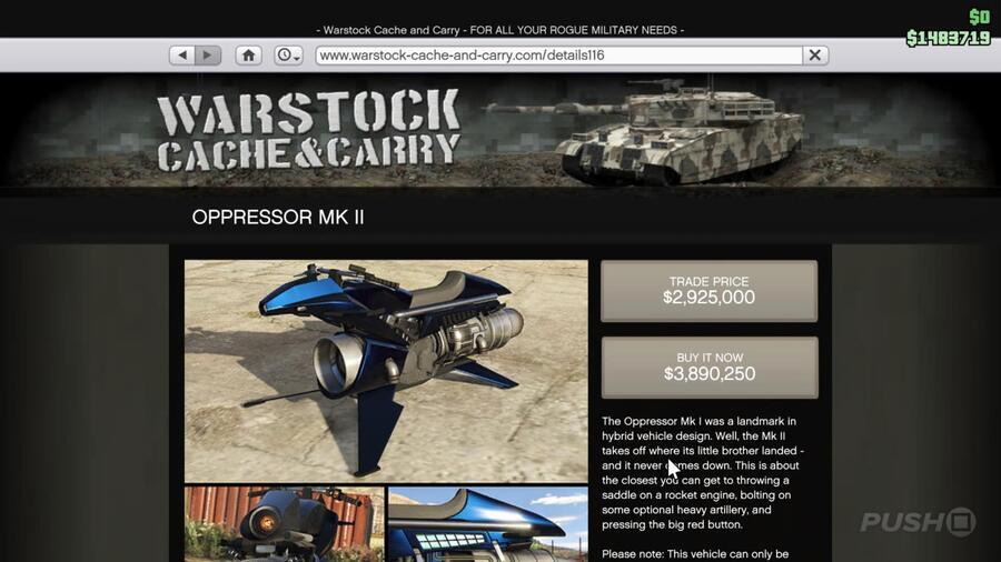GTA Online Best Cars and Vehicles to Buy Guide Oppressor Mk II