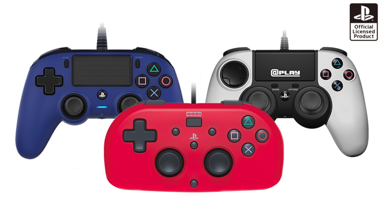 A Series of Licensed PS4 Controllers Launch Next Month in Europe | Push Square